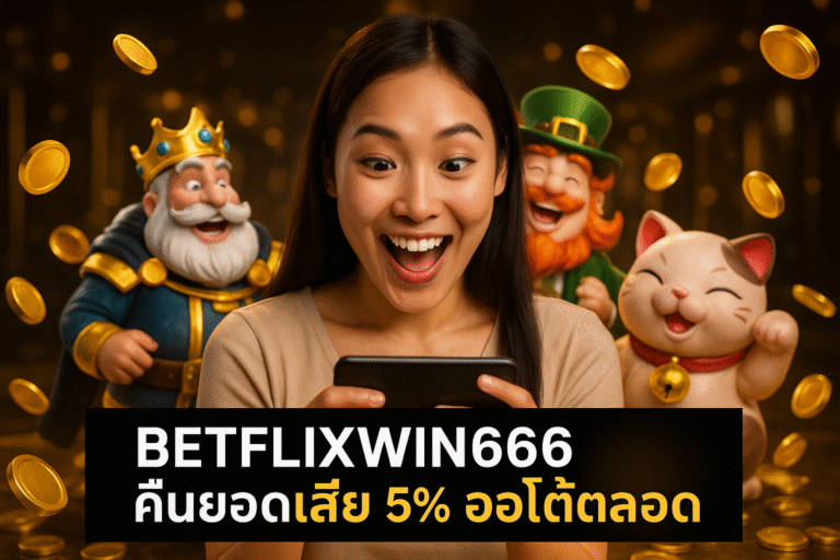 BETFLIXWIN666 คืนยอดเสีย 5% ออโต้ตลอด