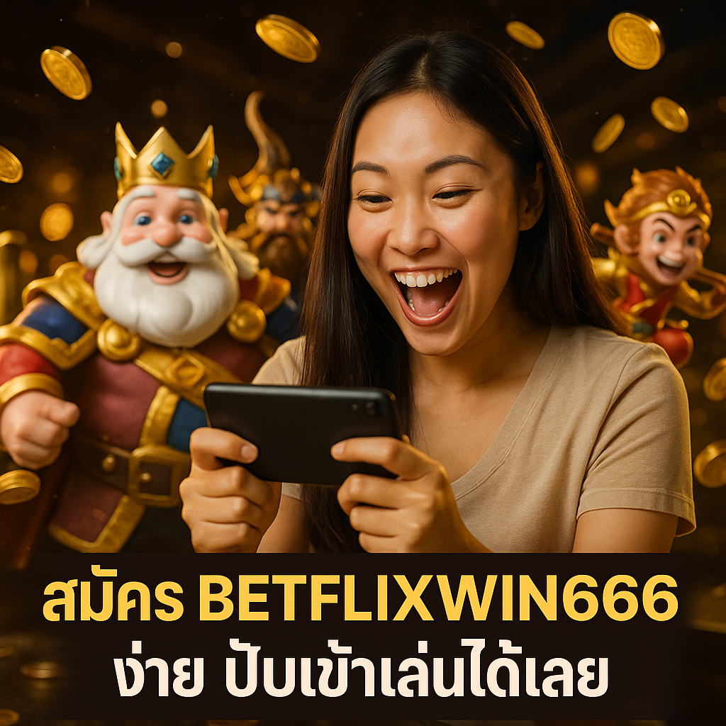 สมัคร BETFLIXWIN666 ง่าย ปั๊บเข้าเล่นได้เลย