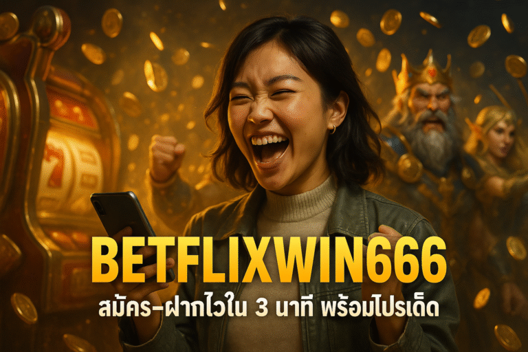 BETFLIXWIN666 สมัคร-ฝากไวใน 3 นาที พร้อมโปรเด็ด