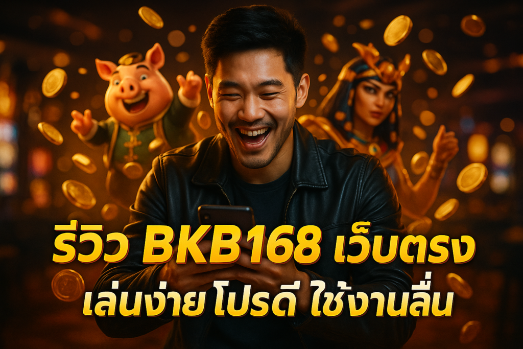 รีวิว BKB168 เว็บตรง เล่นง่าย โปรดี ใช้งานลื่น