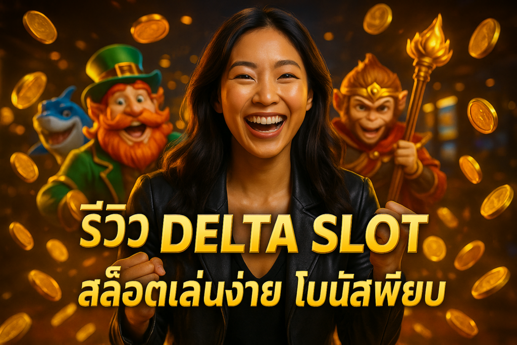 รีวิว DELTA SLOT สล็อตเล่นง่าย โบนัสเพียบ